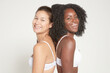 © Connect Images - Young women posing in underwear, real women
