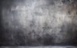 A grey wall and floor metal background