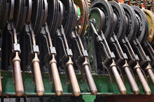 Levers For Manual Signaling On Railways Retro Technology
