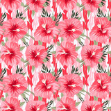 Fototapeta Sypialnia - seamless floral pattern seamless