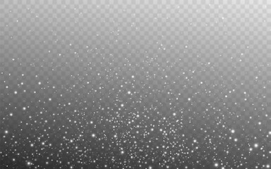 Wall Mural - silver sparkle background. white glitter design. bright christmas particles. falling snow effect. ho