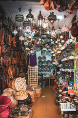 Canvas Print - lanterns in granada spain