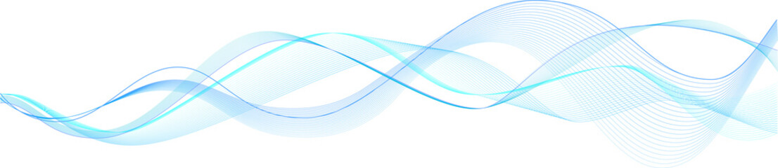 digital future technology. blue wave curved lines for presentations, illustration of articles and pu
