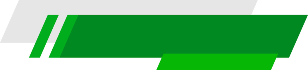 Wall Mural - Green News Lower Third Element