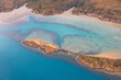 Aerial view of the coastline around King Sound, Cape Leveque, Kimberley region of Western Australia 