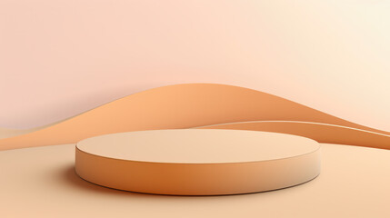 Wall Mural - Simple Nude Colors Abstract Background 