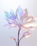 Fototapeta Motyle - Beautiful and translucent flowers