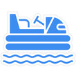 © designing ocean - Vector Design Bumper Boats Icon Style