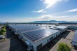 Crean energy solar cell on roof mega factory.