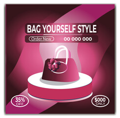 Wall Mural - unveil the latest trends with adobe stock market's chic bag collection!