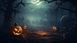 a concept of Halloween background, Natural color, digital art style, illustration painting. Creative Design,