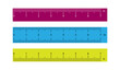 © Pavel - Set of plastic rulers. A realistic range of 7 inches.