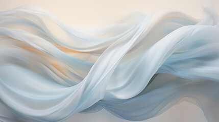 Beautiful Elegant Background with Wave Silk