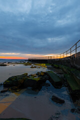 Wall Mural - Cloudy dawn view at Collaroy Beach, Sydney, Australia.