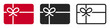 Gift card vector icon set. Shopping gift card symbol. Gift voucher, reward, loyalty card.