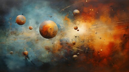 Wall Mural - background with space