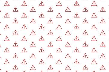 Digital png illustration of red warning signs on transparent background