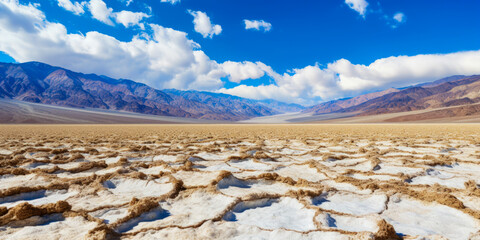 Poster - A desert landscape - Generative AI