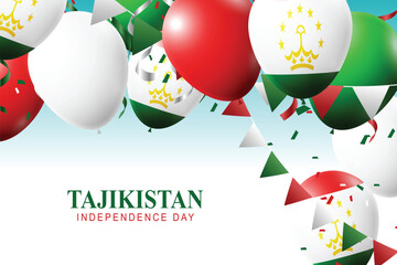 Wall Mural - Tajikistan Independence Day background.