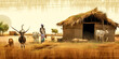 Sudan collage illustration