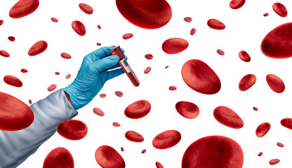 Wall Mural - blood test and screening for early detection of genetic disorders or multiple cancers and malignant 