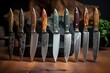 © primopiano - different stages of knife sharpening process