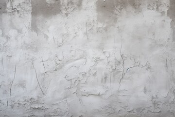 Wall Mural - A background of a cement wall with a texture resembling white polished mortar.