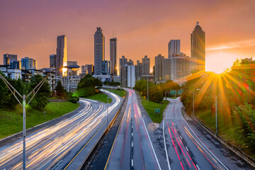 Canvas Print - downtown atlanta