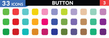 Colorful Square Button Templates Collection. Square Button Set EPS10 - Vector