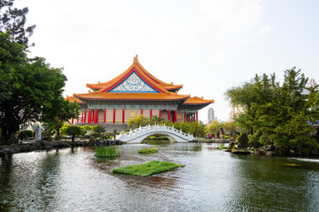 Wall Mural - National Concert Hall in Chiang Kai shek Memorial Hall in Taipei of Taiwan