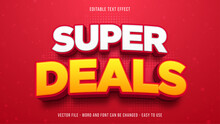 Super Deals Theme Editable Text Style Effect