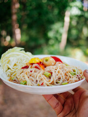 Wall Mural - thai street food