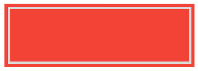 blank banner with border inside, banner element design 