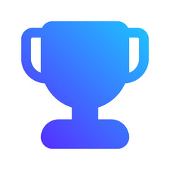 trophy gradient fill icon