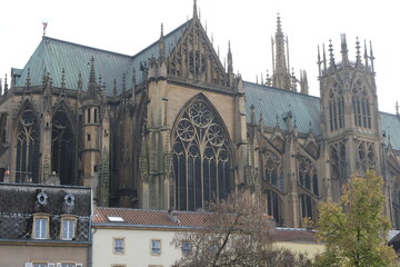 Gothic cathedral of Metz.