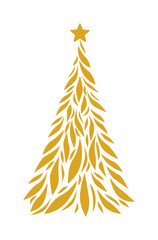 Goldener Tannenbaum