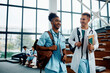 © Drazen - Happy medical students after lecture at university.
