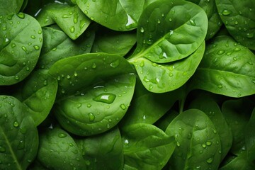 Wall Mural - Spinach background