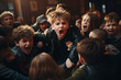 © Marc Calleja - Group of children fighting at school