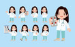 © Rafy Fane - Set of doctor with different poses
