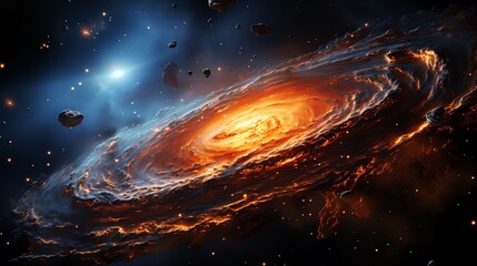 Wall Mural - colorful space galaxy cloud nebula. stary night cosmos. universe science astronomy. supernova backgr