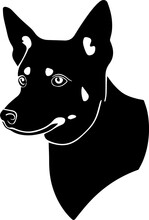 Australian Kelpie Dog Icon 2
