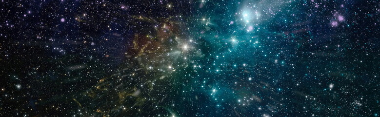 Wall Mural - galaxy somewhere in outer space. cosmic wallpaper. elements of this image furnished by nasa