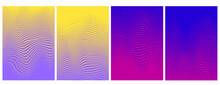 Groovy Hippie 70s Backgrounds. Waves, Twirl Pattern. Distorted Vector Texture In Trendy Retro Psychedelic Style. Y2k Aesthetic.