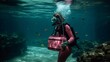 Exploring the Enchanting Depths: An Aquatic Adventure of Underwater Wonders and Serene Marine Life, generative AI