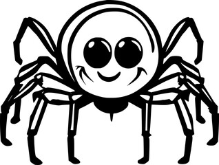 Wall Mural - crab spider cartoon