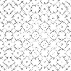 White background with black Dashes lines. Plain background with  simpe pattern. Black and white color. Abstract background for web page, textures, card, poster, fabric, textile.