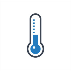 Wall Mural - Thermometer icon