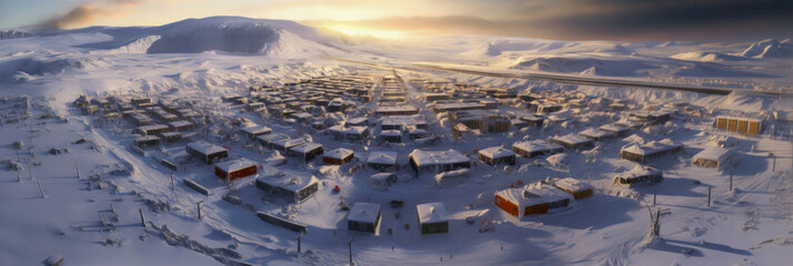 Poster - McMurdo Station Antarctica - Generative AI