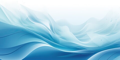 Wall Mural - Light Blue Background, 3D render